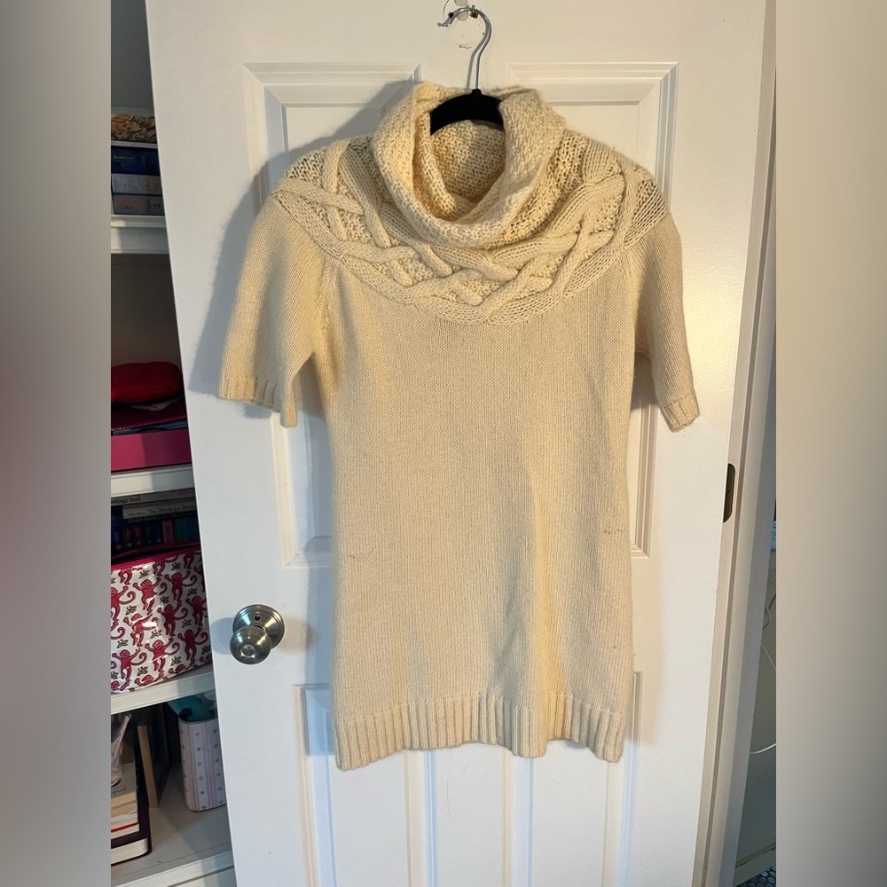 Theory size small sweater dress, with loose turtleneck
